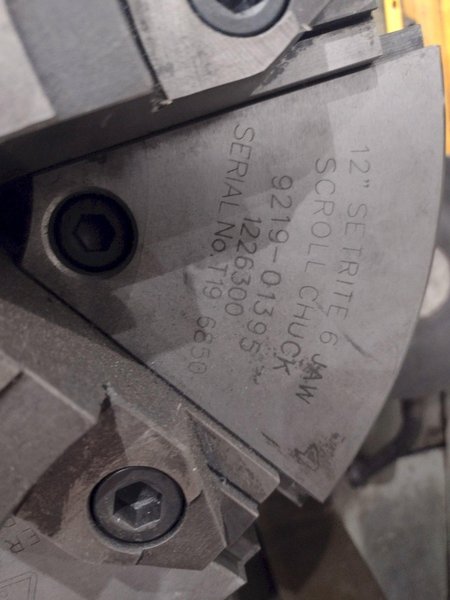 21" x 120" CLAUSING COLCHESTER MODEL #21 ENGINE LATHE 3.5" SPINDLE HOLE: YOBRO #24560