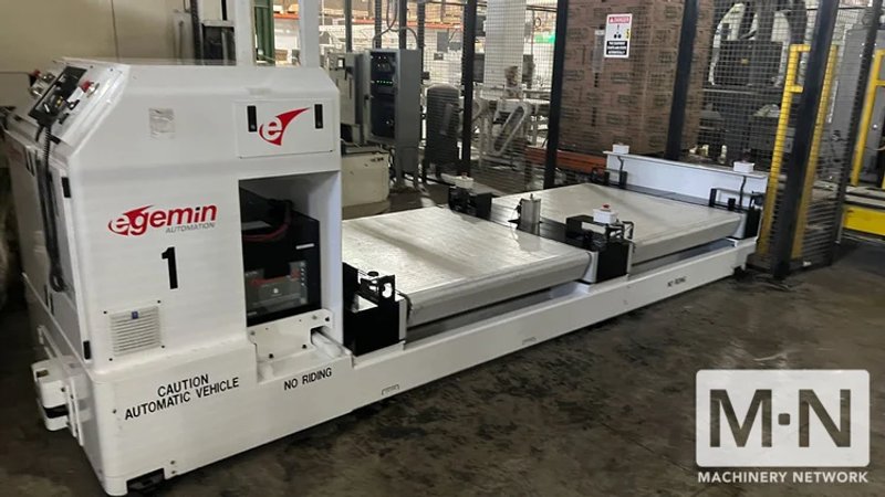 Egemin LTV 0515 L Automation Unit Load Deck Guided Vehicle (2 Available) - Cost Over 300k New