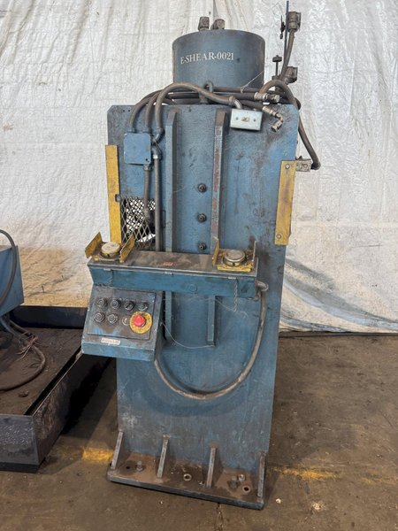 16" X 1" FRANKLIN MANUFACTURING SHEAR/CUT OFF LINE. STOCK # 0665725