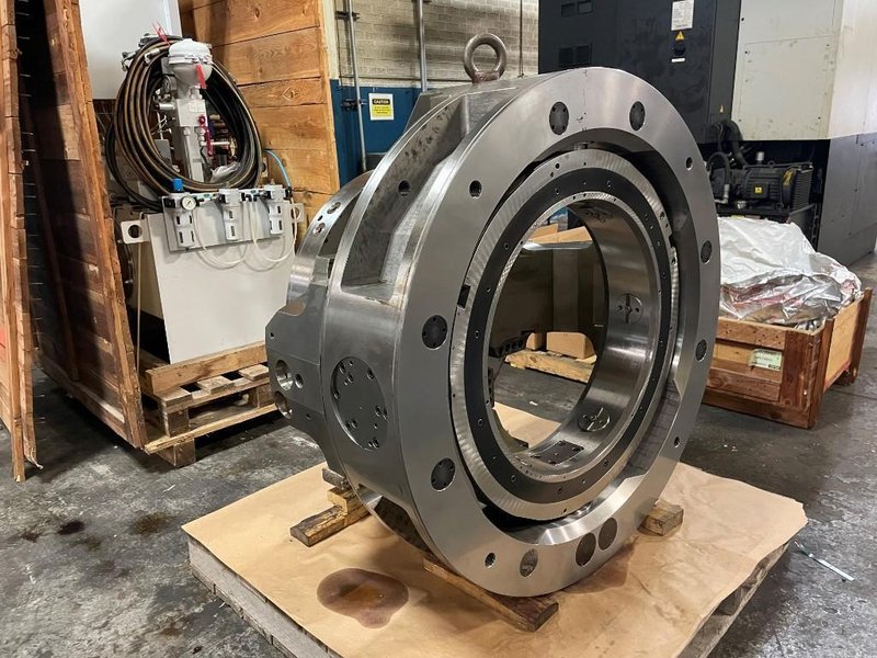 New, 45” Rohm Hydraulic Indexing Chuck with Hydraulic Power Unit