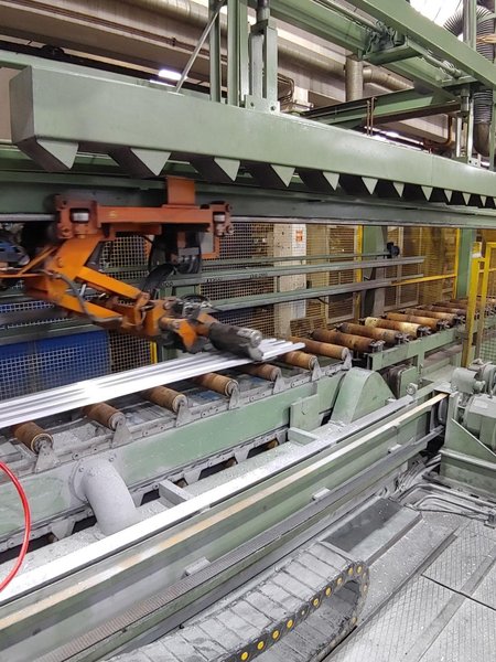 1600 TON SUTTON-BREDA  7" ALUMINUM  EXTRUSION PRESS (14714)