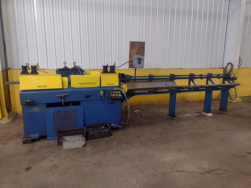 1/4" PATTERSON MODEL #1975 WIRE STRAIGHTENER &amp; CUTOFF MACHINE: STOCK #16362