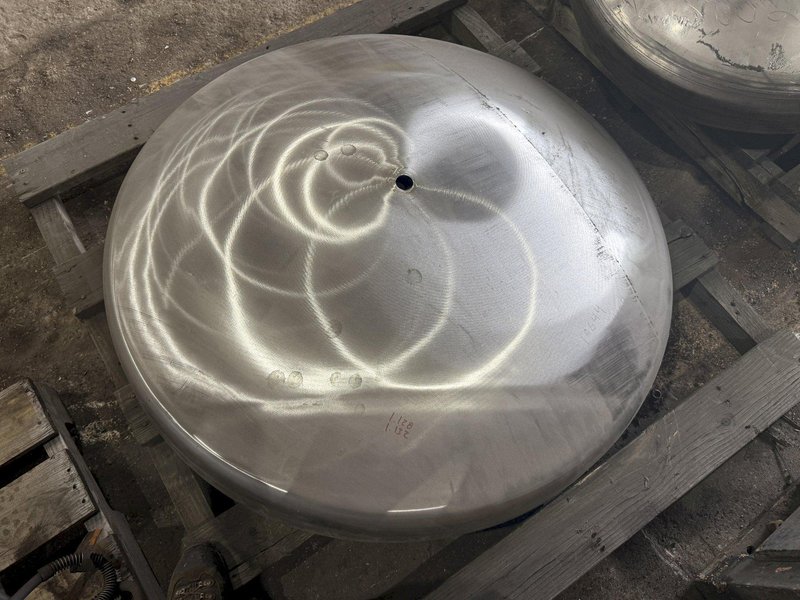 STAINLESS STEEL FLANGED TANK HEADS: STOCK #23191