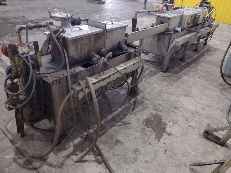 4" CAPACITY ULTRASONIC BAR &amp; TUBE CONTINUOUS WASHER: STOCK #22589