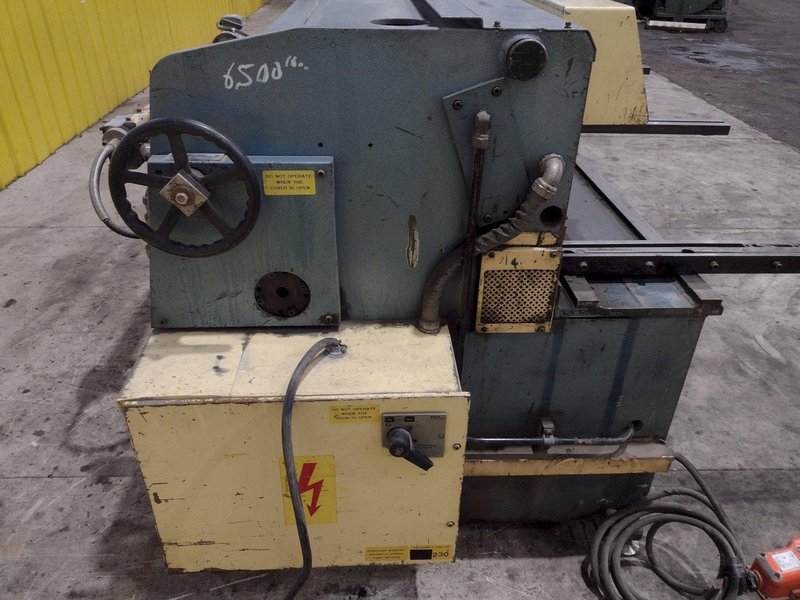 8' X 11 GAUGE AMADA MODEL #S-2532 HYDRAULIC POWER SHEAR WITH BACK GAUGE: STOCK #23421