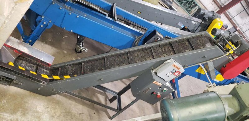 60" x 12" Unloading Parts Conveyor