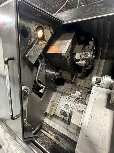 2008 Doosan Puma TT1800SY Used Twin Spindle Twin Turret CNC Lathe For Sale