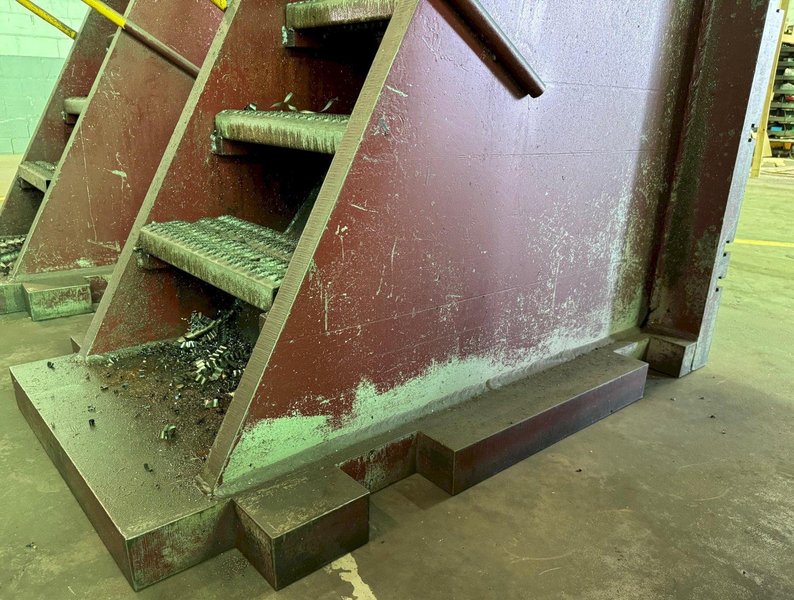 (2) 40" x 90" Angle Plates, (4) Vert T-Slots, (8) Horiz T-Slots