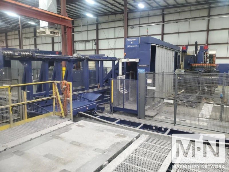 Ingersoll Powermill 5-Axis Machining Cell - (3) Ingersoll Mills &amp; 24 APC System
