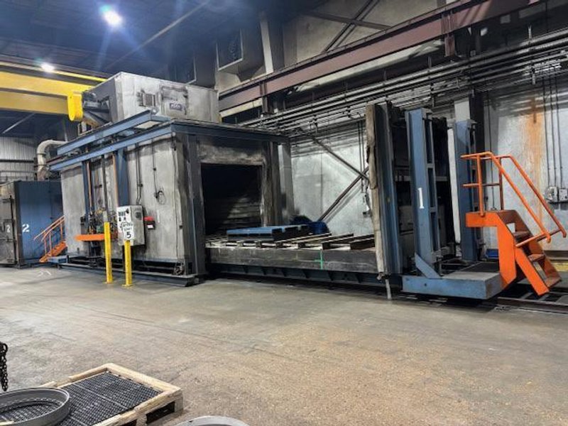 750° Advanced Process Equipment Car Bottom Oven, 2002