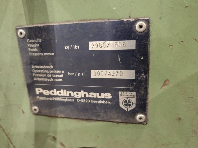 110 TON PEDDINGHAUS "PEDDIWORKER" 1100G HYDRAULIC IRONWORKER: STOCK #22724