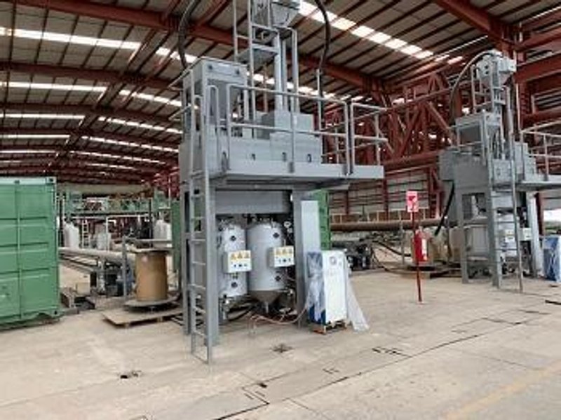 72" (1,800mm) x 1" (25.4mm) Blohm &amp; Voss (2 Step) API Spiral Pipe Mill