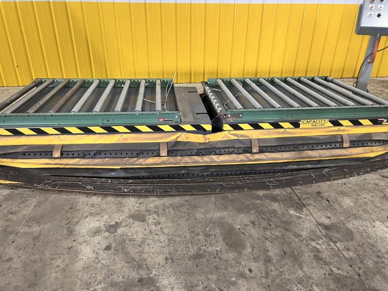 2,000 LBS UNI-CRAFT PASS THROUGH  DUAL SIDED UPENDER WITH ROLLERS : STOCK #21936