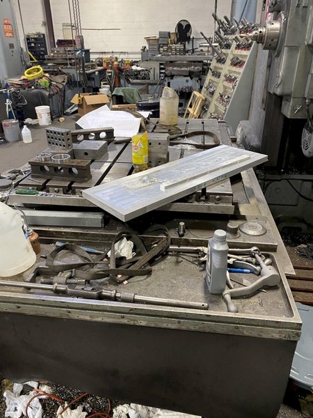 4" DEVLIEG 4H-60 HORIZONTAL BORING MILL. STOCK # 0847222