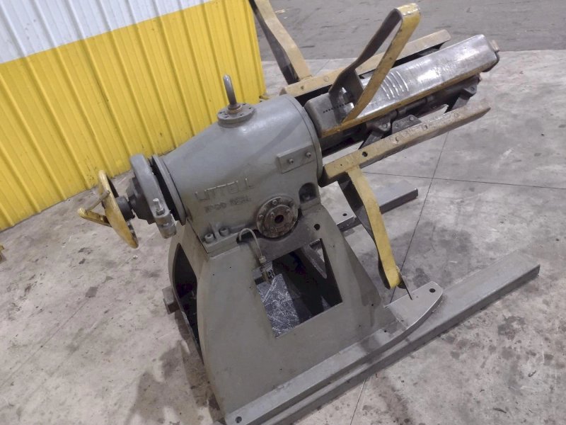 10,000 LB. X 30" LITTEL MODEL 90-30 PULL-OFF COIL-REEL UNCOILER. STOCK # 0992125