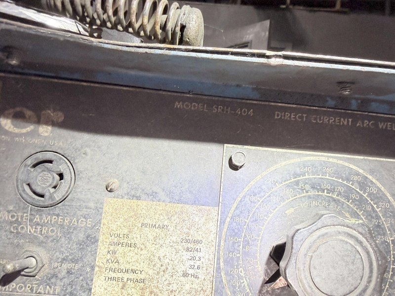 Miller model SRH-404 welder 