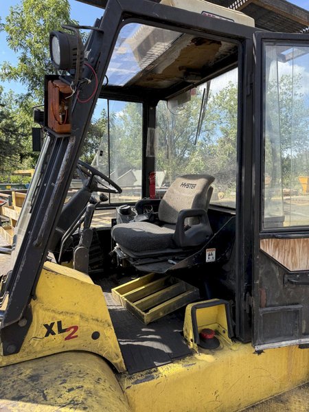 15,500 LBS HYSTER MODEL #H155 XL2 YARD FORKLIFT: STOCK #23610
