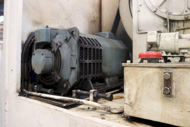 AIDA MODEL C2-16 GAP FRAME PRESS, 165 TON