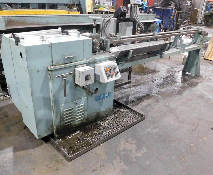 1/4" Shuster Model 1AVS-5 Wire Straightener and Cutoff Machine