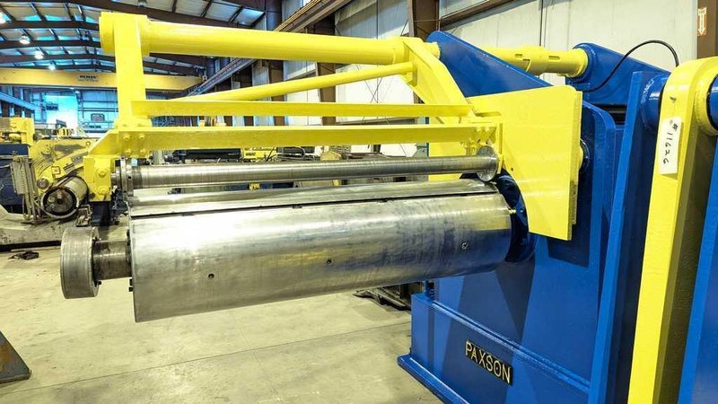 60" x 7.00" x 60,000#/45,000#  Paxson/ Braner Slitting Line STOCK# 3696