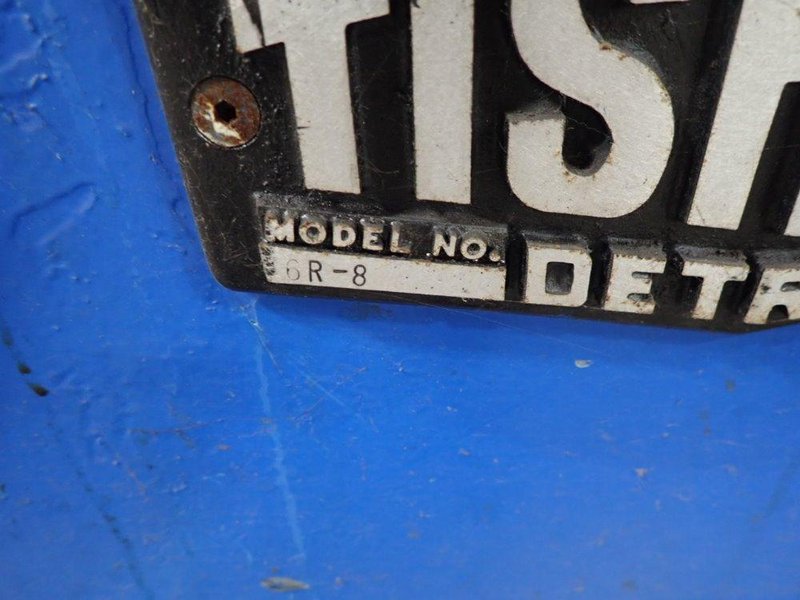8" TISHKEN MODEL 6R-8 POWERED EDGE CONDITIONER / DEBURRER: STOCK #11166