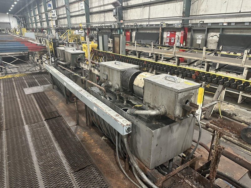 4" CAPACITY ULTRASONIC BAR &amp; TUBE CONTINUOUS WASHER: STOCK #22589