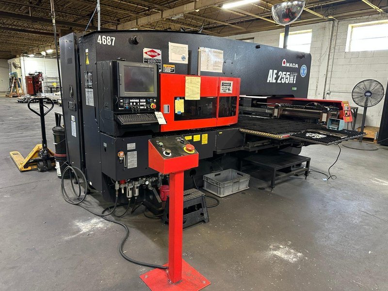 22 Ton Amada AE 255NT CNC Turret Punch, 2014