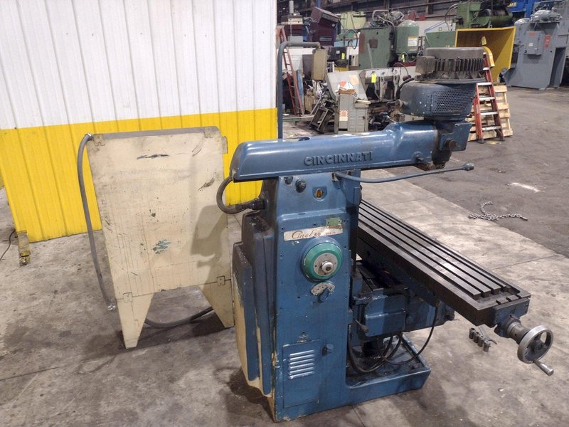 CINCINNATI HORIZONTAL MILL WITH BRIDGEPORT HEAD: YOBRO #24332