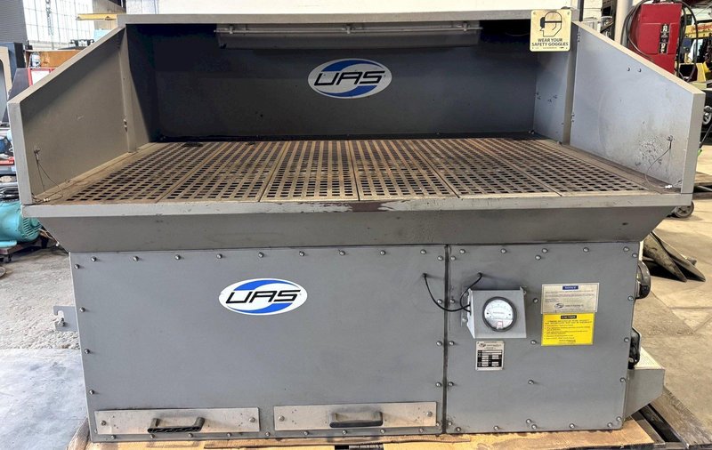 United Air Specialist Downdraft Bench SDB, 2500 CFM, 55" x 80" Work Surface, 3 HP