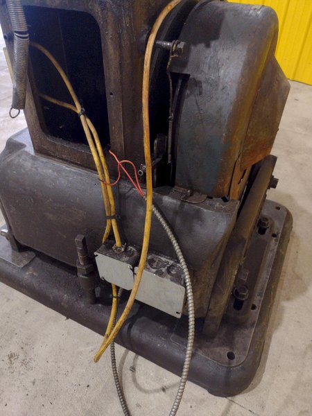 12 TON X 2 POST TISHKEN MODEL #4HW MECHANICAL ROLLFORM CUTOFF PRESS: STOCK #20530