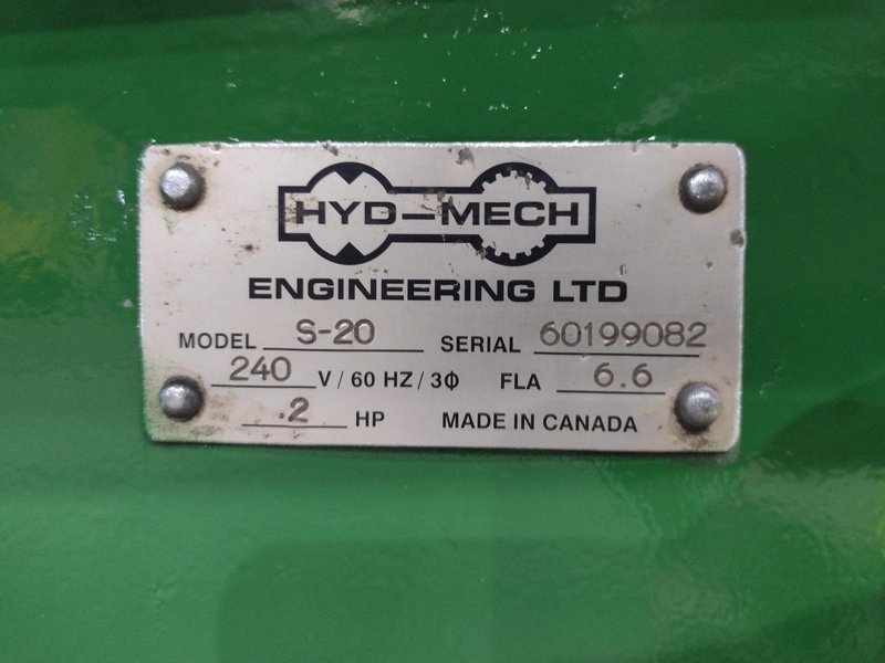 13" x 20" HYD MECH MODEL #S20 SWIVEL HORIZONTAL MITRE BANDSAW: STOCK 23300