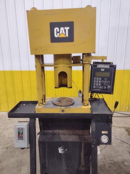 CAT CRIMPUTER HOSE CRIMPER &amp; COUPLING PRESS , WITH TOOLING DIES &amp; ENERPAC HYDRAULIC UNIT: YOBRO #24865