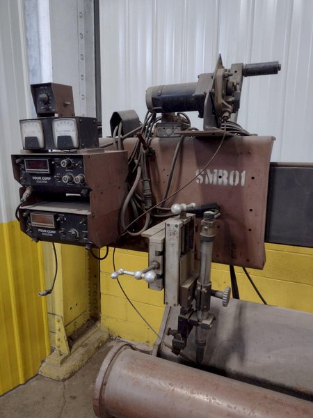 48" FOUR-CORP MODEL #PH-100-36 LONGITUDINAL SEAM WELDER: STOCK #15866