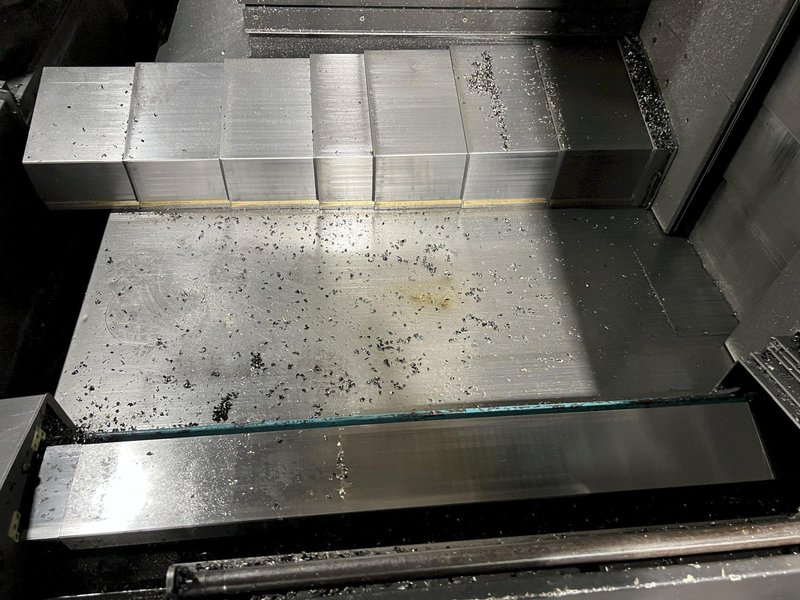 Hyundai Wia #KH1000, CNC horizontal machining center, 82.6" X, 53.1" Y, 55.1" Z, 8000 RPM, 35 HP, CT50, Fanuc, 2010 - LOW PRICE