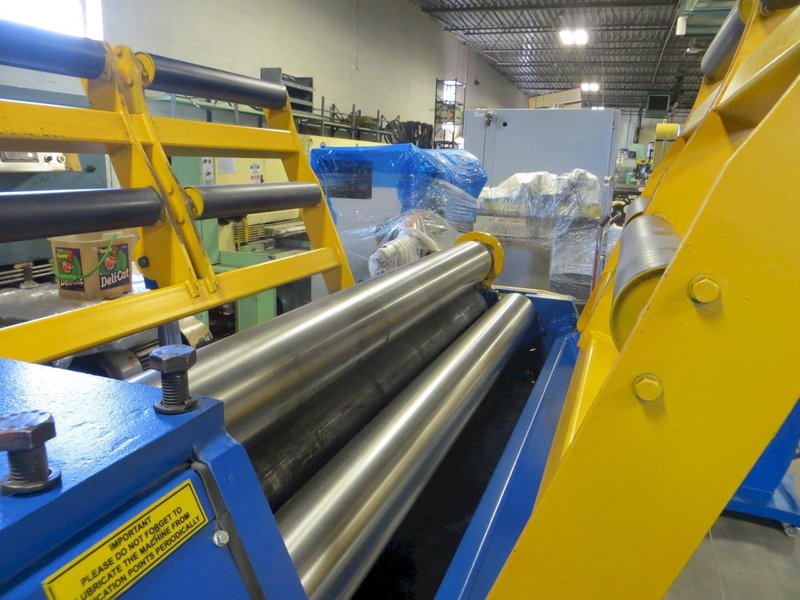 7.87" Diameter x 6 ft Americor Hydraulic 4-Roll Double Pinch Plate Bending Roll Model 4RDP 200/6 (6 ft. x 3/8")
