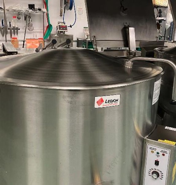Legion 100 Gallon Self-Contained, Low-Profile, Jacketed Steam Kettle