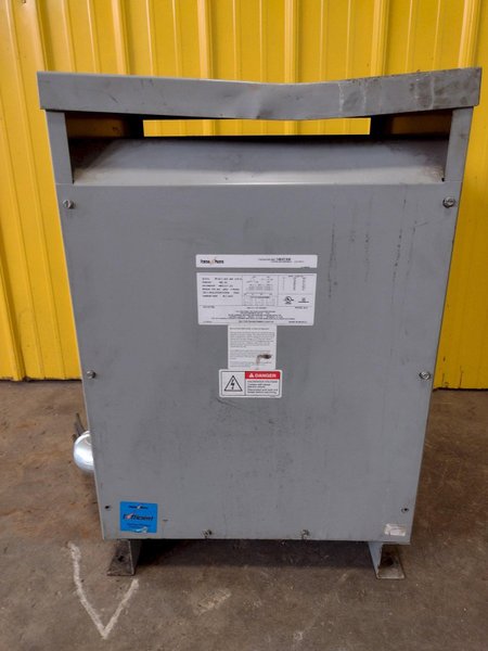 30 KVA FEDERAL PACIFIC 480 TO 480Y/277 3 PHASE ELECTRIC TRANSFORMER: STOCK #17219