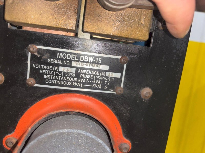 DOALL MODEL #DBW-15 INDUSTRIAL BAND SAW BLADE WELDER: YOBRO #24797