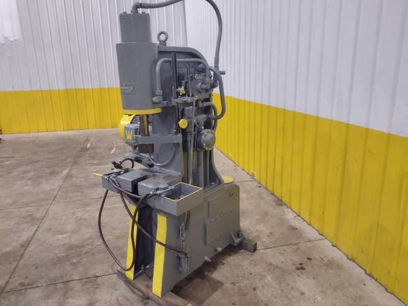 10 TON GREENERD HP-10-X C FRAME HIGH SPEED HYDRAULIC PRESS 16" STROKE X 20 HP: YOBRO #24266