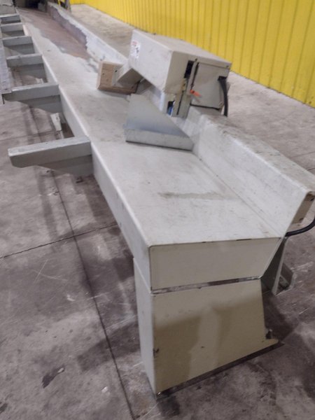 6" HIGH X 14" WIDE WEINIG DIMTER  OPTICUT MODEL #S75 CROSS-CUT AUTOMATIC WOOD SAW, NEW 2003: STOCK #22923