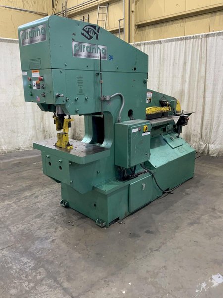 110 TON PIRANHA MODEL # PII 110 HYDRAULIC IRONWORKER: STOCK #80727