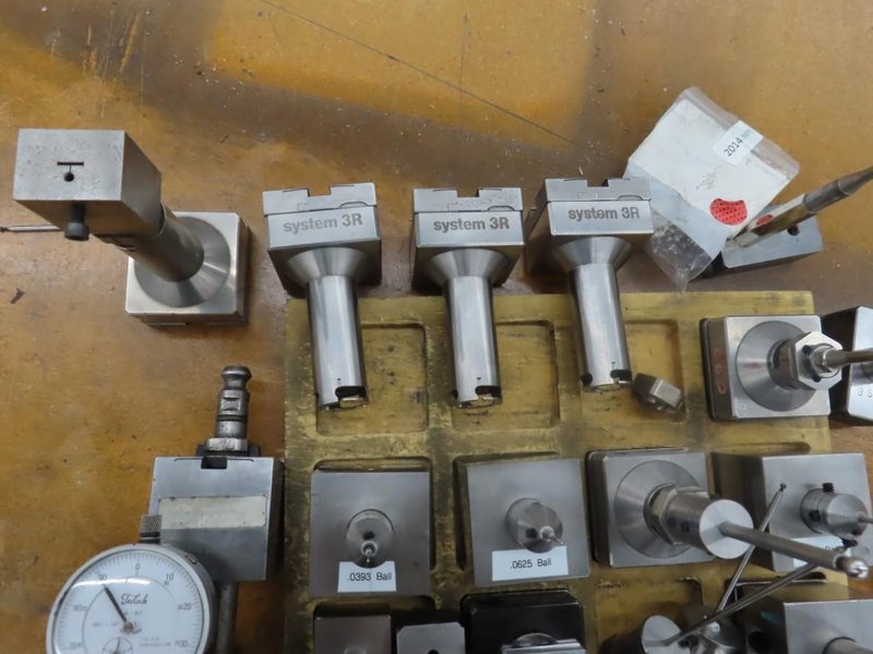 System 3R  Macro Pallets w System 3R Control Rod Masters Alignment Master Blocks w Renishaw Style Ball Probes AND MORE!- Auction Item