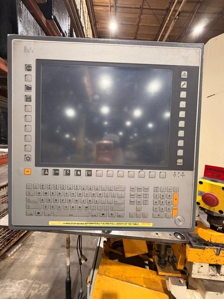 110 Ton Geka Hydracrop 110/180 SD Hydraulic CNC Ironworker, 2017 CNC feeder/positioner