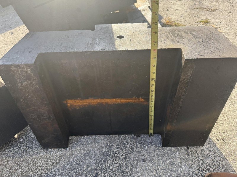 ANVIL DIE HOLDERS SOW BLOCKS HOLDER FORGING PRESS OR HAMMER, OUT OF CHAMBERSBURG 23 &amp; 14 DIE FORGERS: STOCK #21025