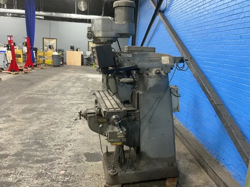 Bridgeport 9” X 42” Vertical Mill