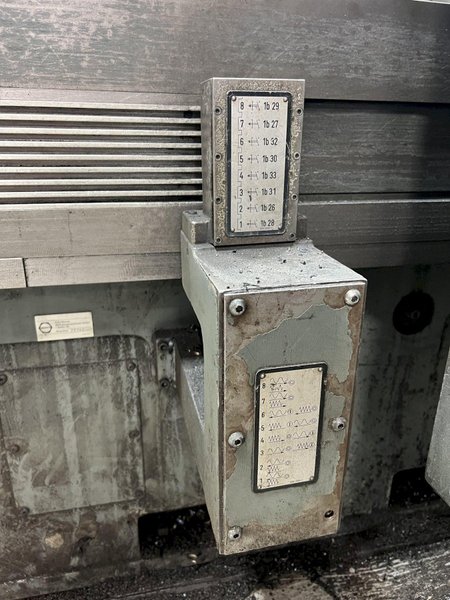 50 HP FRITZ WERNER  DOUBLE SIDED MODEL #FP7V2 HEAVY DUTY DUPLEX MILL/MILLING MACHINE. STOCK # 0309623