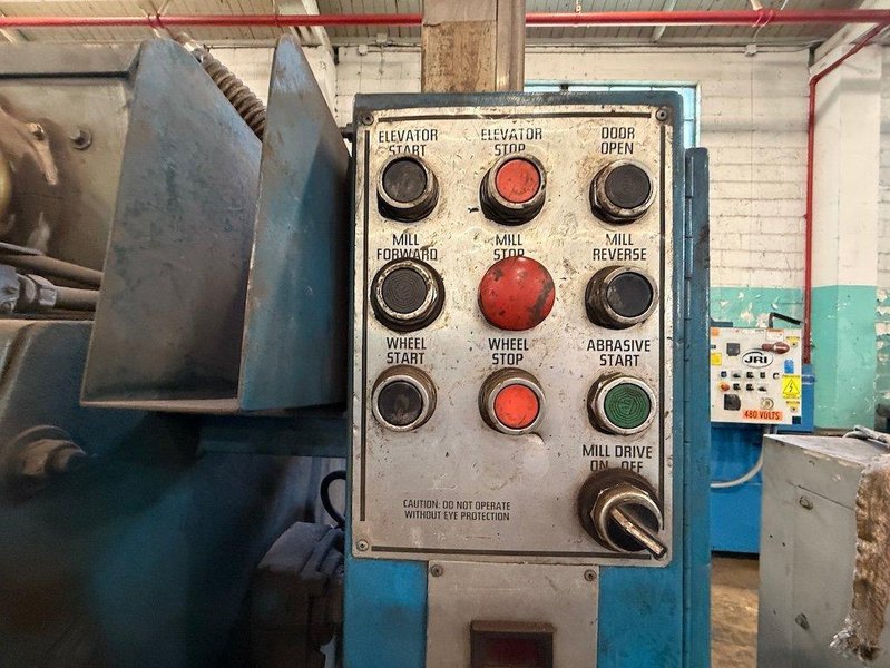 GOFF RUBBER BELT TUMBLE TYPE BLAST MACHINE: YOBRO #26459