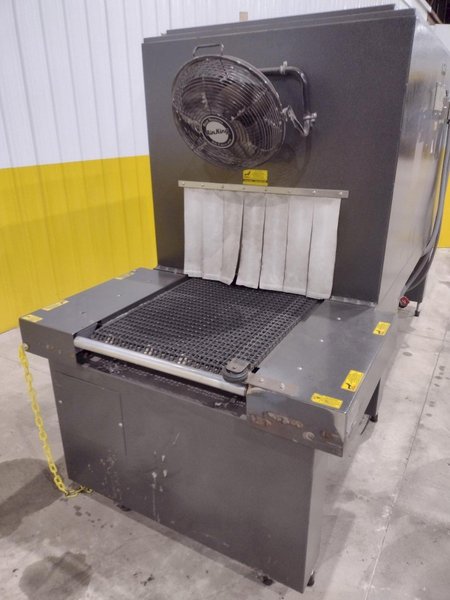 24" X 16" EASTEY MODEL #ETB2416 DUAL ZONE HEAT SHRINK TUNNEL MACHINE, NEW 2015: STOCK #20343