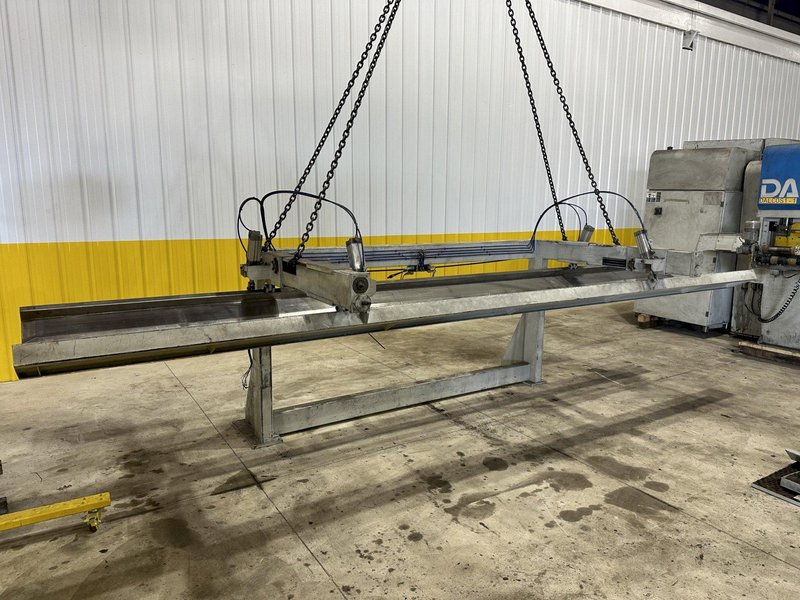 30" x 14 GA DALCOS MODEL #PXN-800 AUTOMATIC COIL HYDRAULIC PUNCHING MACHINE: STOCK #20332