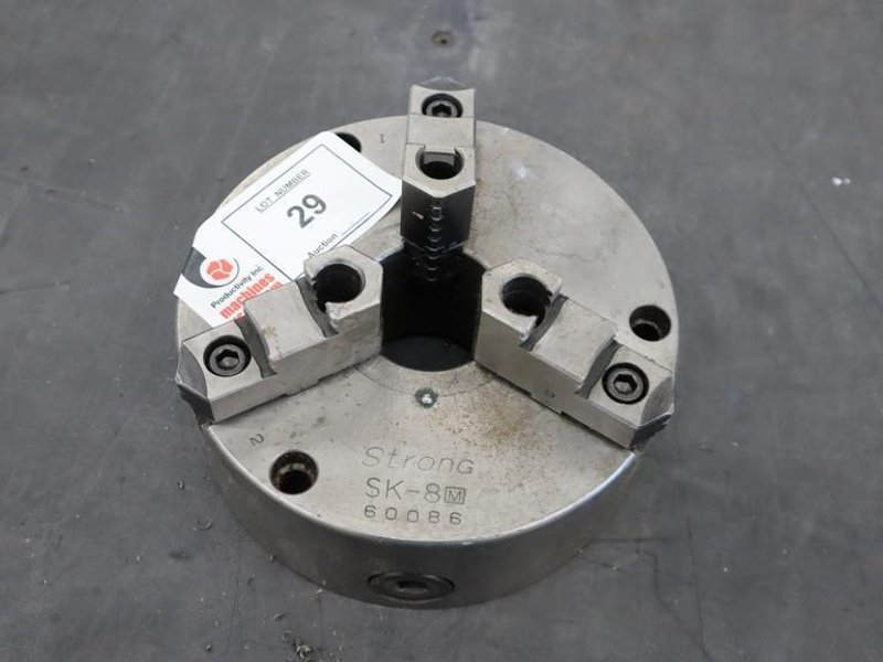 Strong SK8 8" 3-Jaw Chuck, 2" Hole- Auction Item